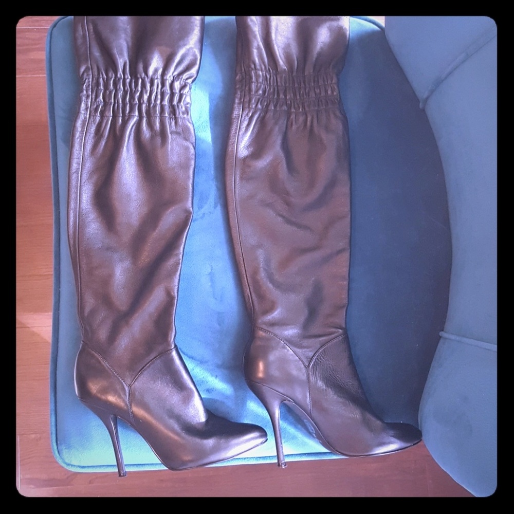 Aldo Over the Knee Leather Boots